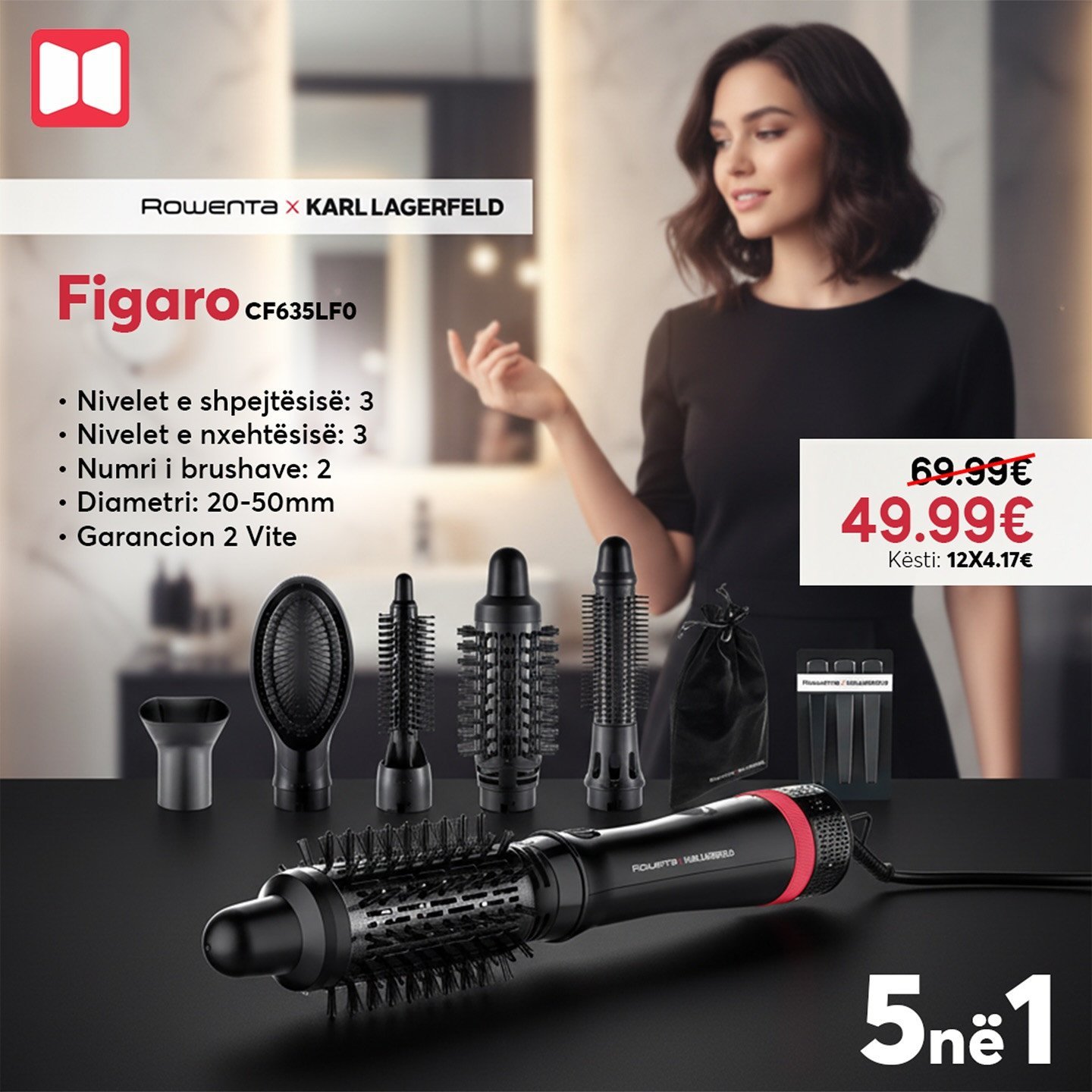 Elegancë dhe volum në çdo stilim