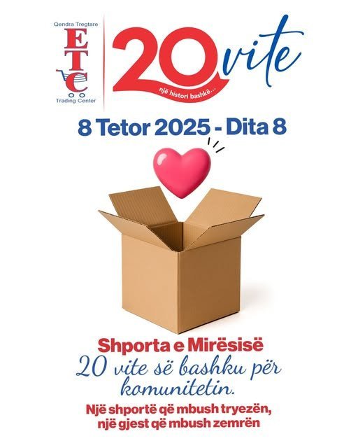 ETC - 20 VITE, një histori bashkë…