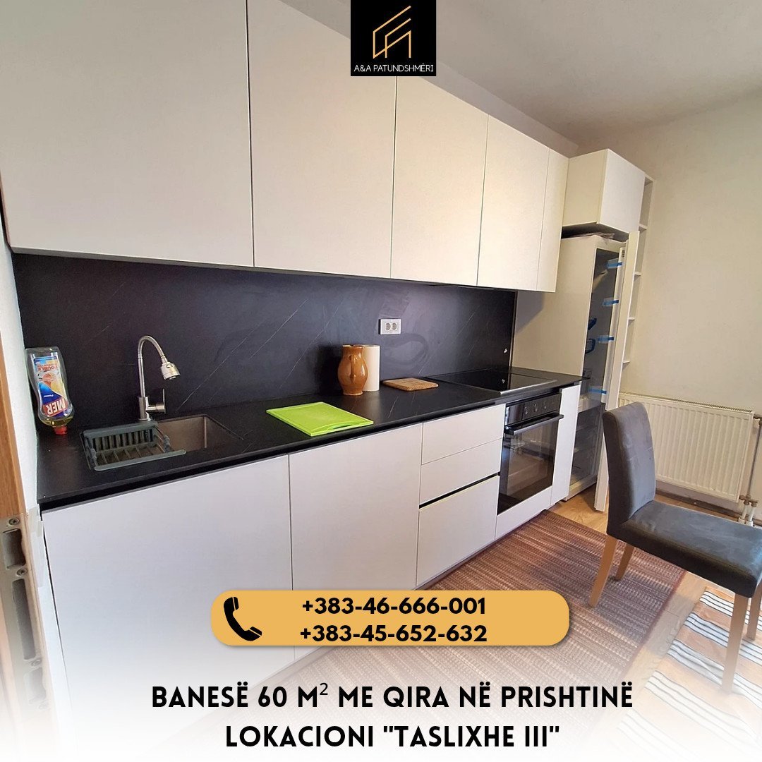 Banesë 60m² me Qira Prishtinë/Taslixhe