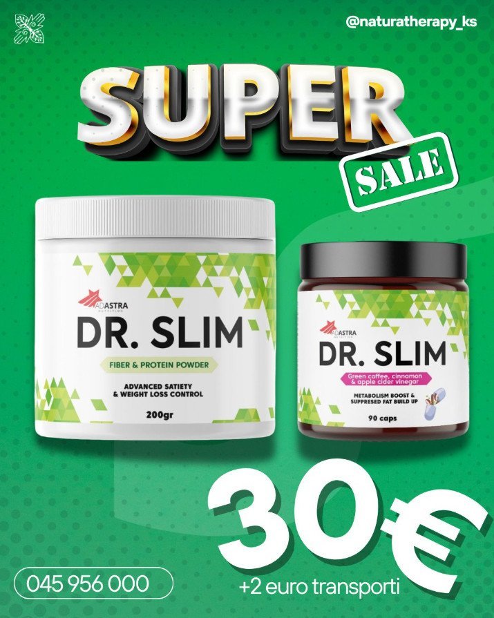 VETËM SOT – 30€ DRSLIMI!