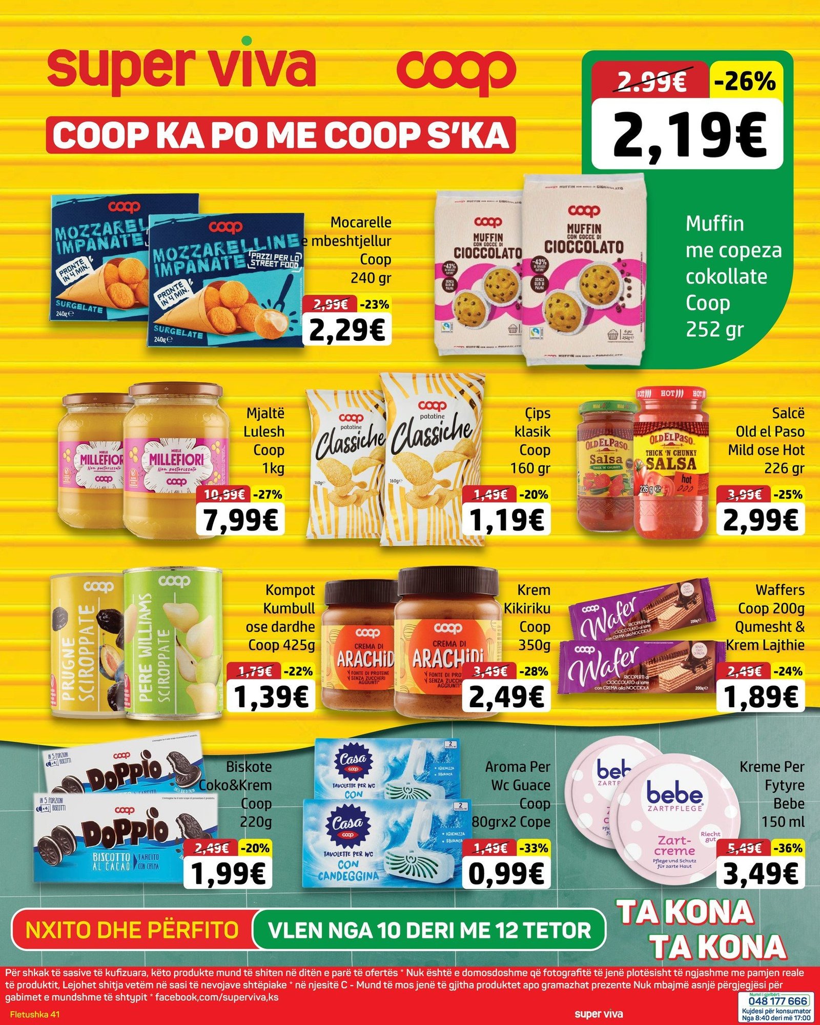 Nga mëngjesi në darkë, çdo shije më e mirë me COOP!