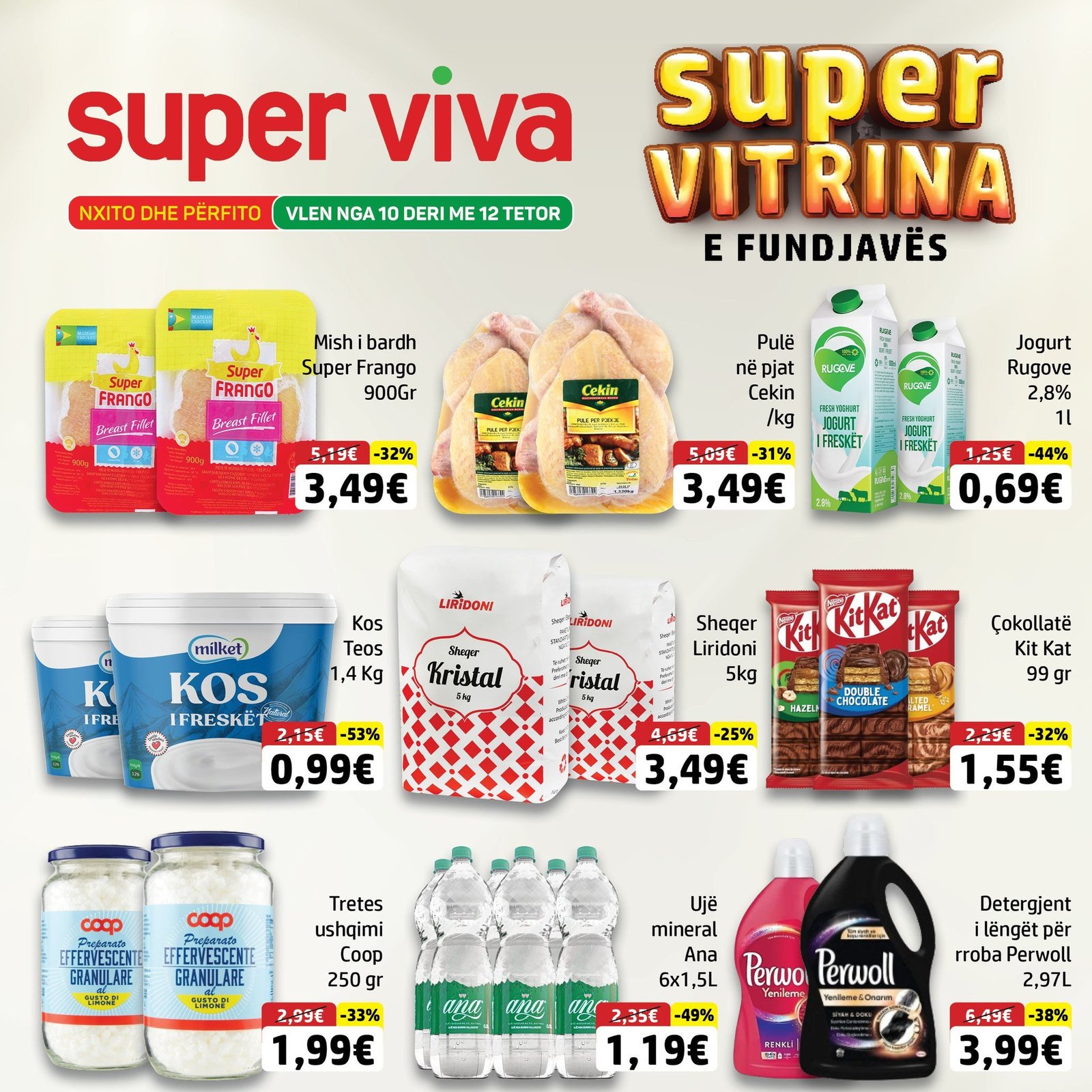 Gjej krejt çka të duhet nga 10 deri me 12 Tetor në Super Vitrinën e Fundjavës