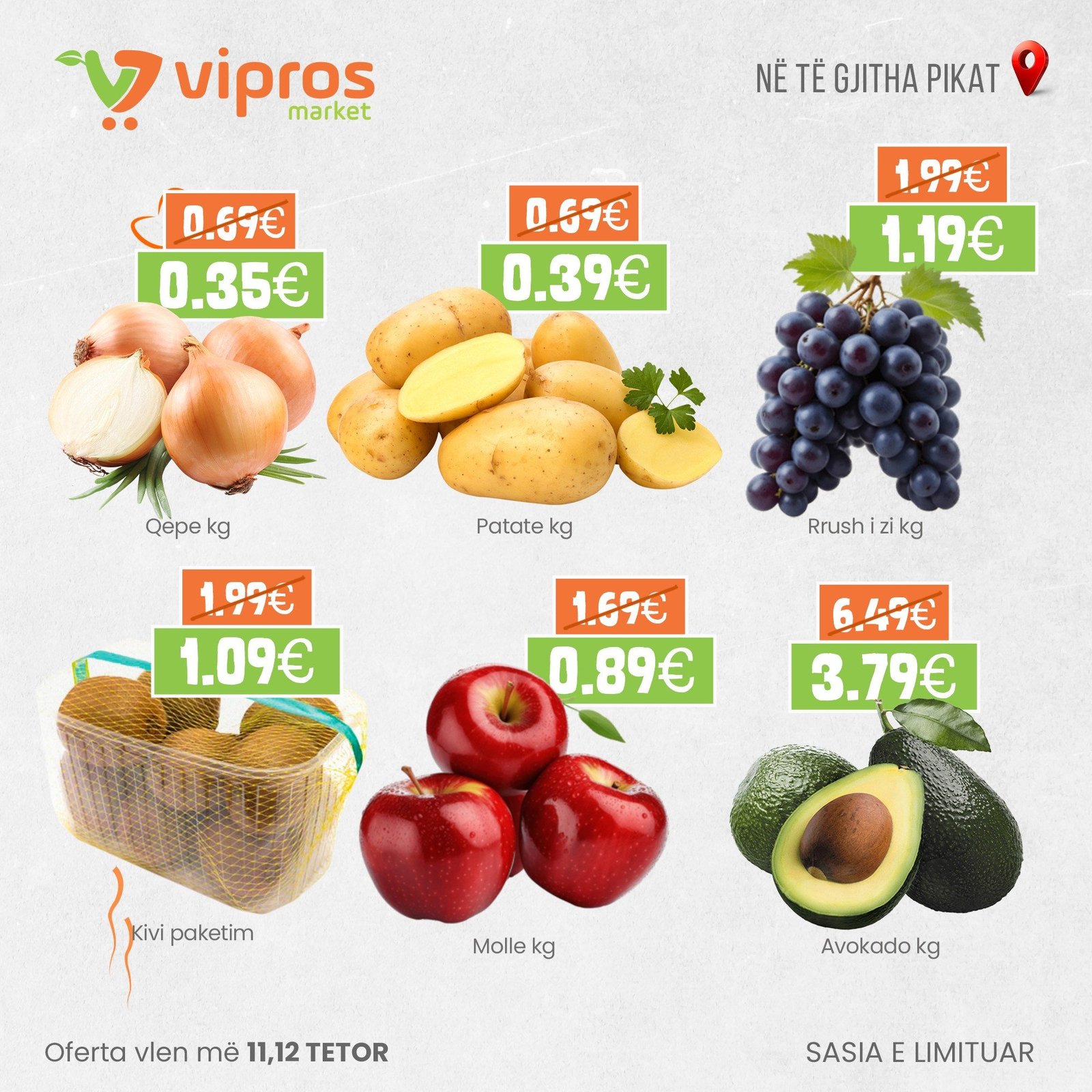 Oferta vlen më 11, 12 TETOR