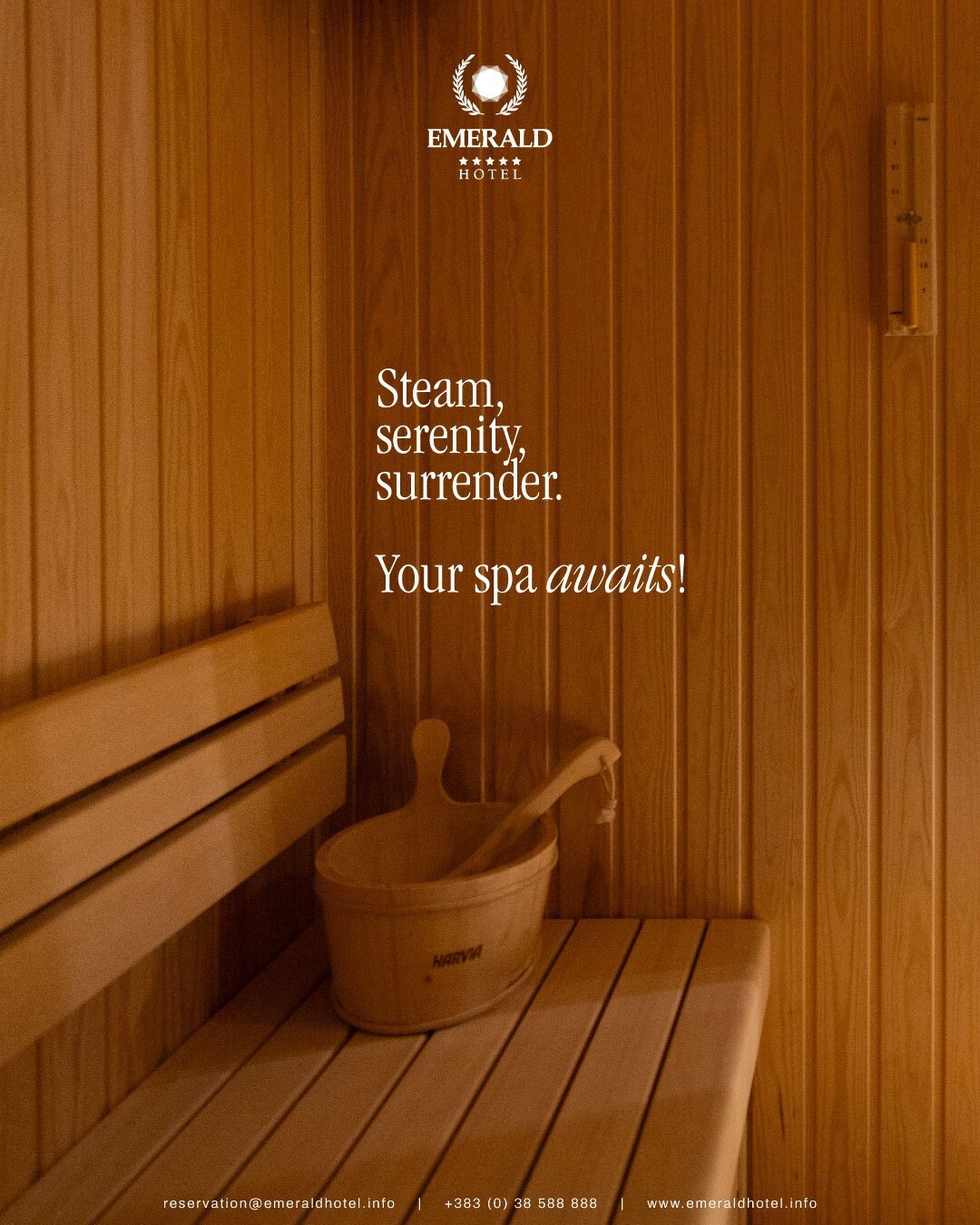 Slip into the comfort of spa