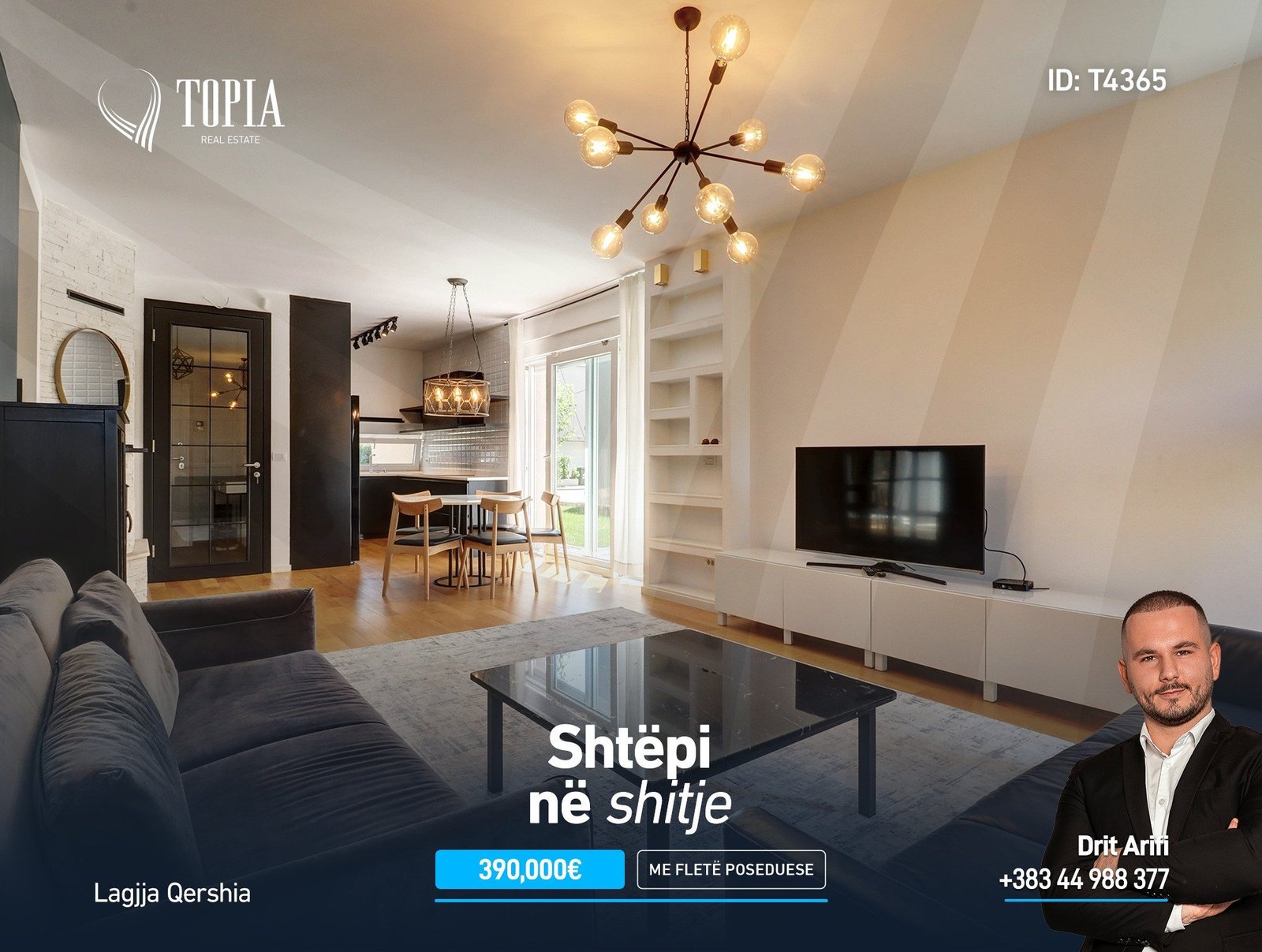 Shtëpi në shitje në lagjen Qershia