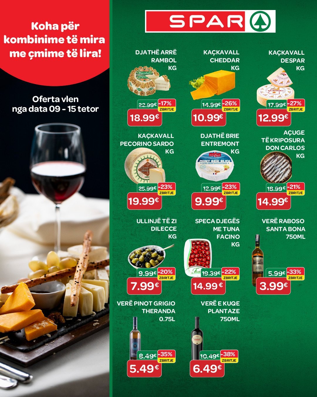 Koha ideale për me u kënaq me kombinime perfekte