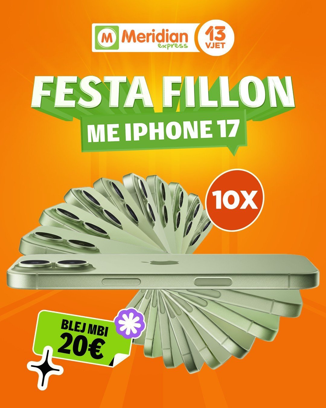 Festa Fillon në Meridian Express