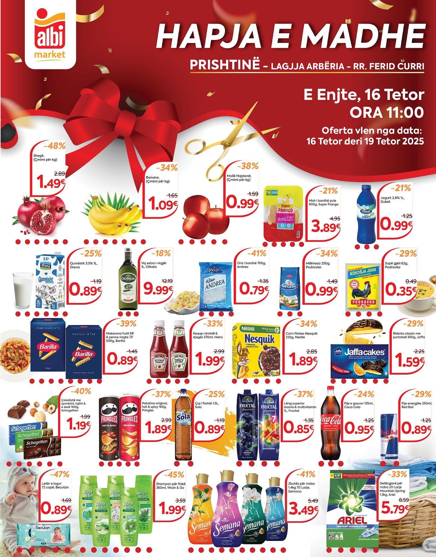 Hapja e madhe e Albi Market në Arbëri, Prishtinë