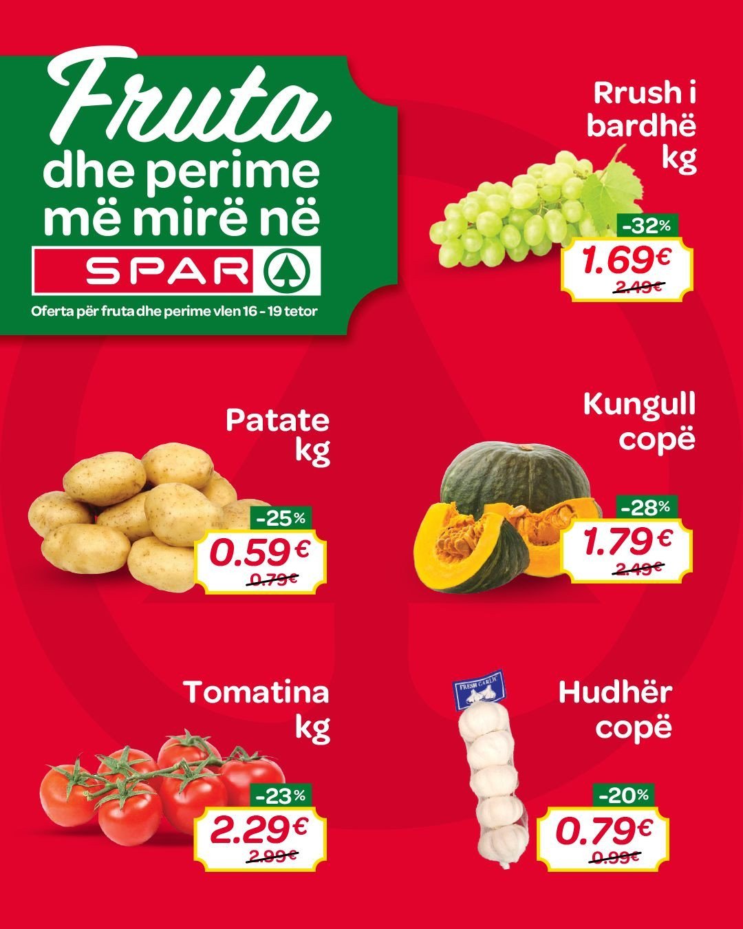 Koha perfekte për me u furnizu me të freskëta, vetëm në SPAR