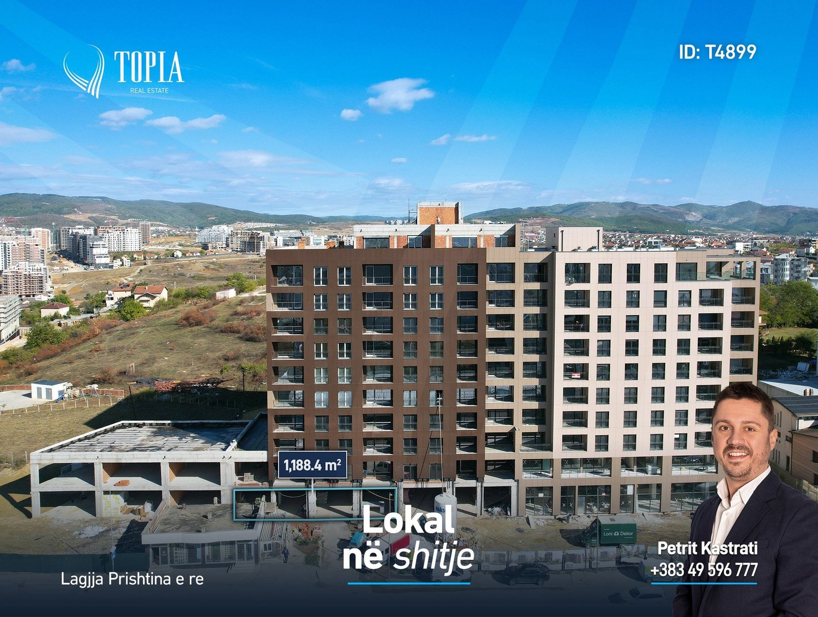 Lokal në shitje në lagjen Prishtina e Re