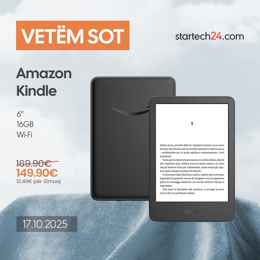 Amazon Kindle – pajisja ideale për lexuesit që duan komoditet dhe qartësi