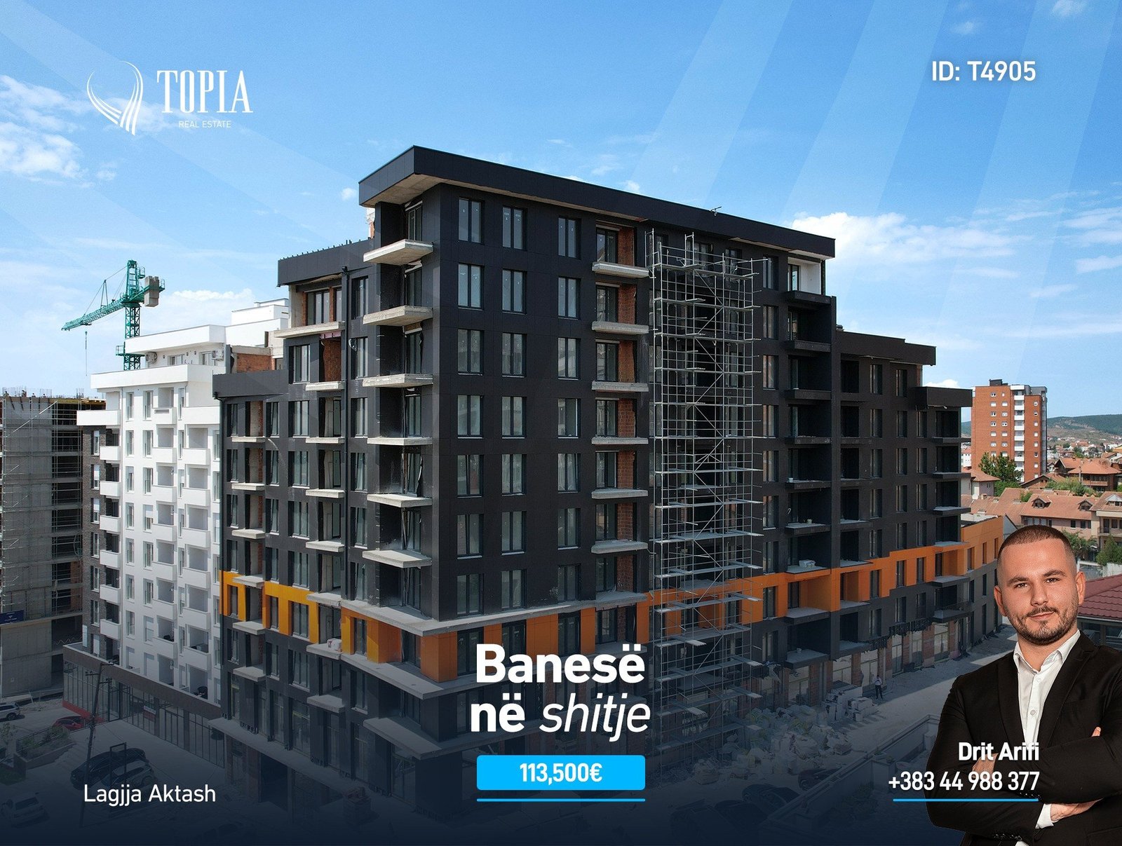 Banesë në shitje në lagjen Aktash