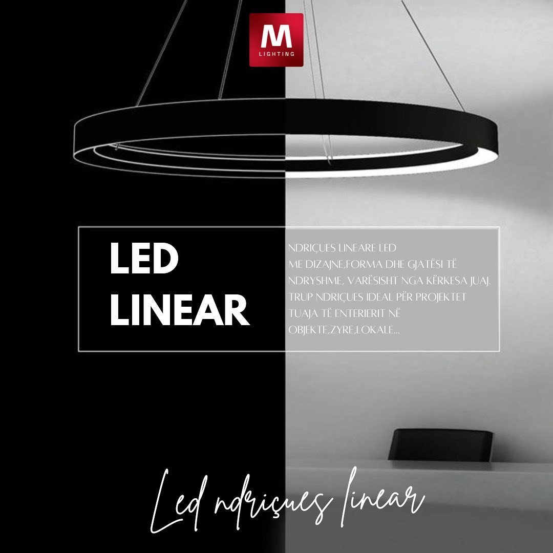 Trupa ndriçues linear LED