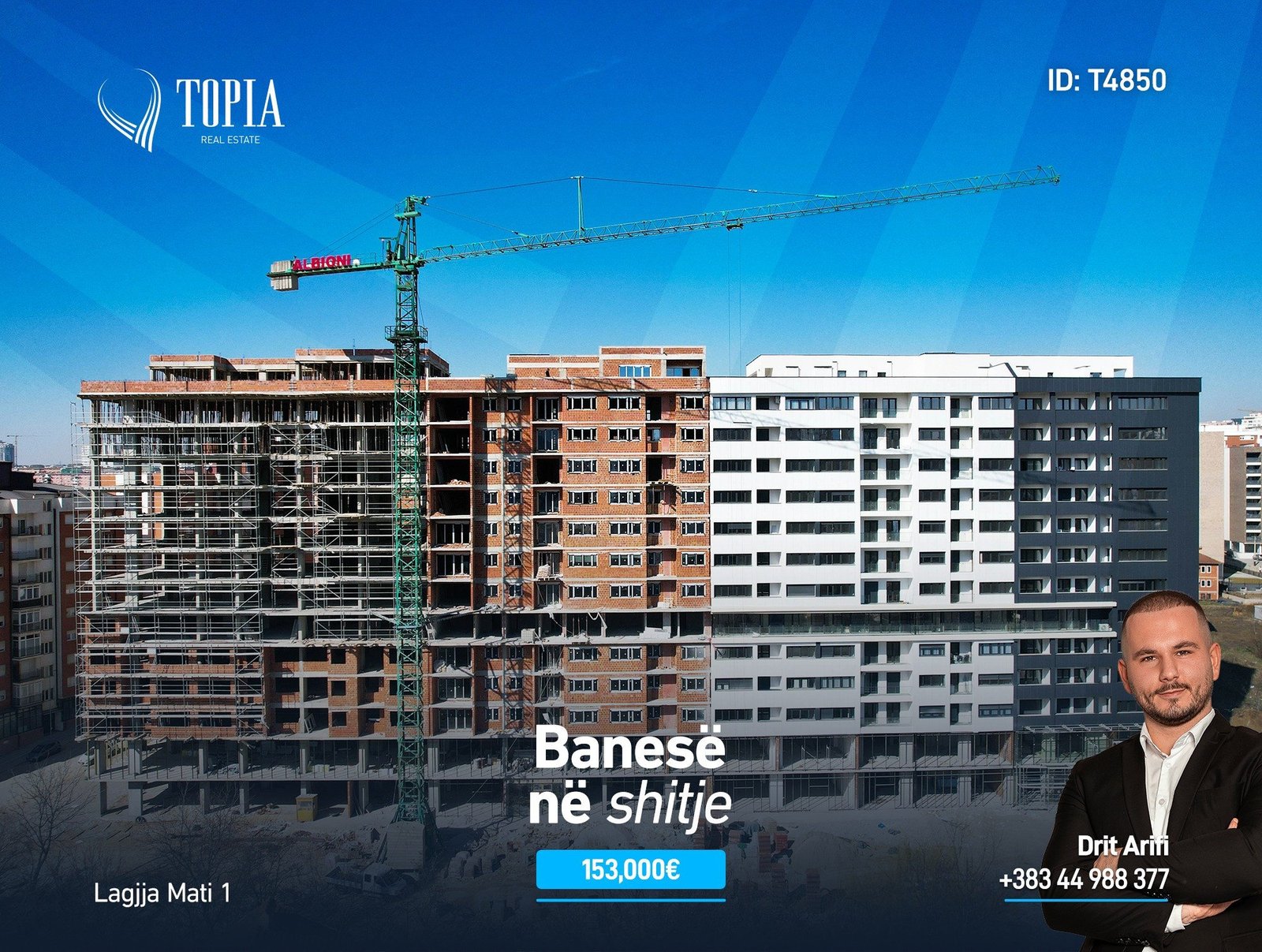 Banesë në shitje në lagjen Mati 1 - Rruga A