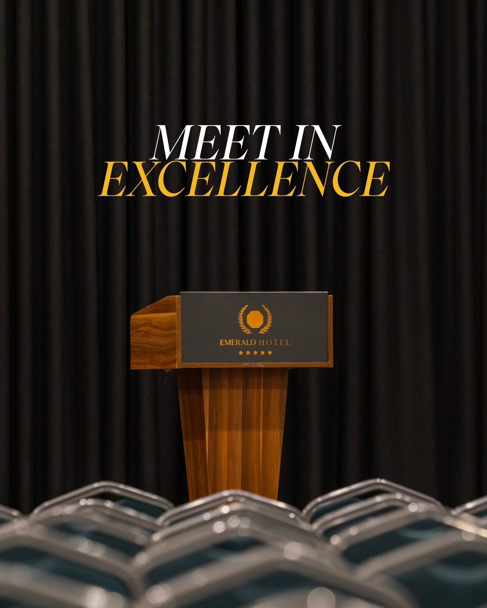 Say it right. Book our conference halls and make your idea count