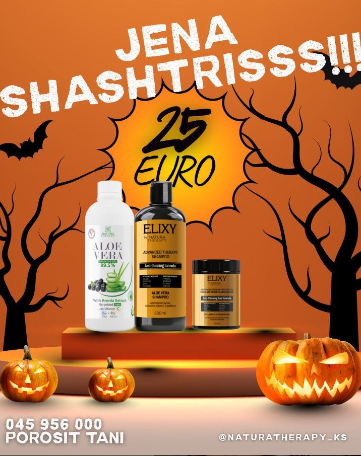 JENA SHASHTRISSS me këtë pako që i rikthen flokët dhe energjinë