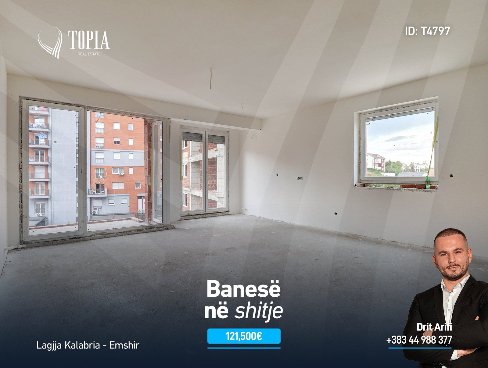 Banesë në shitje në lagjen Kalabria – Emshir