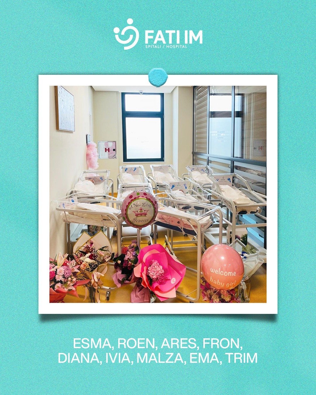 Esma, Roen, Ares, Fron, Diana, Ivia, Malza, Ema dhe Trim