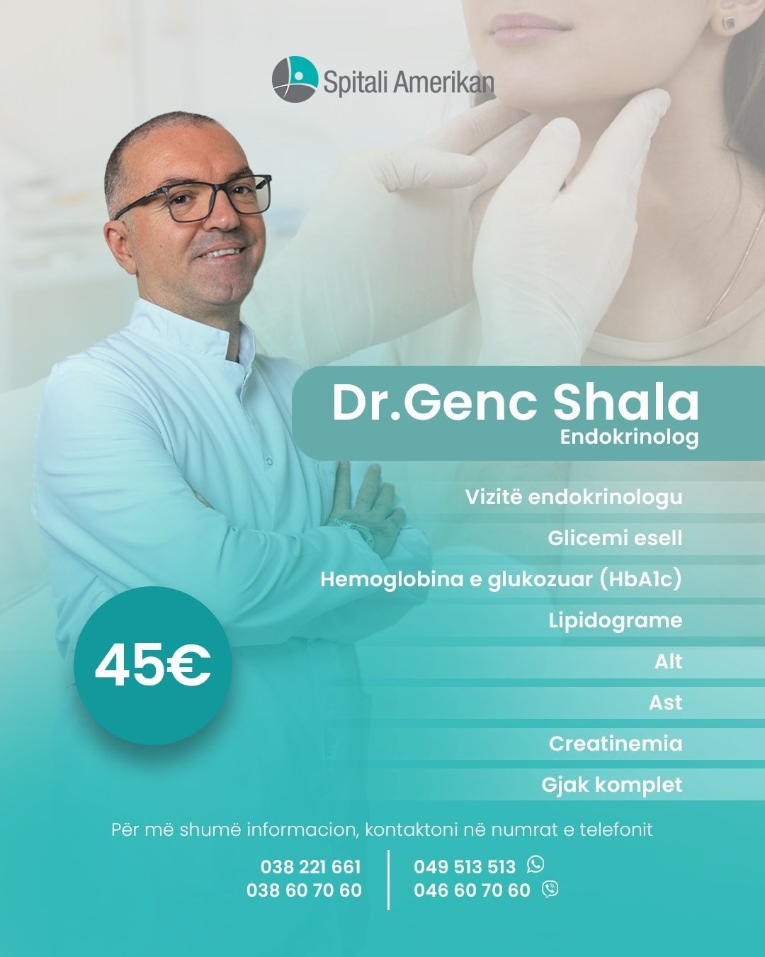 Dr Genc Shala endokrinolog