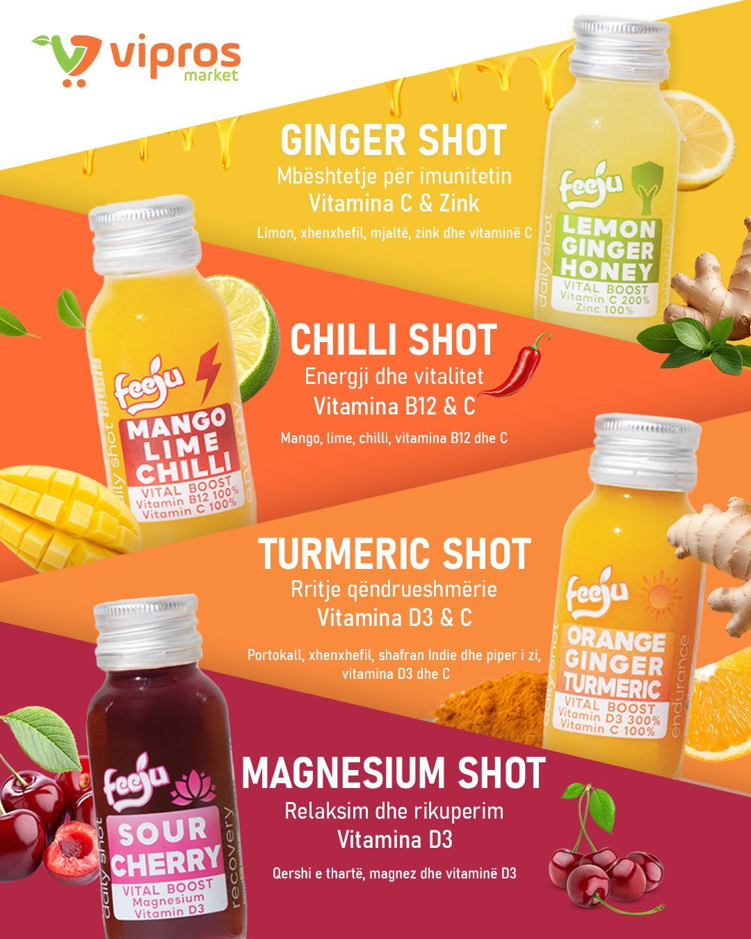 Feeju Shots – për një trup të fortë, mendje të kthjellët dhe ditë plot jetë