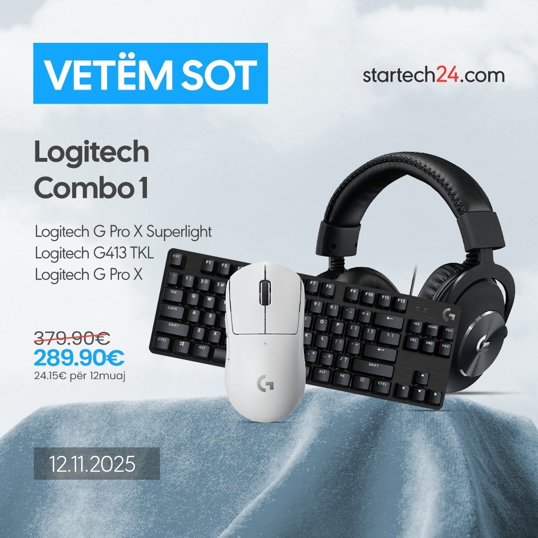 Logitech Combo 1 – set perfekt për gaming