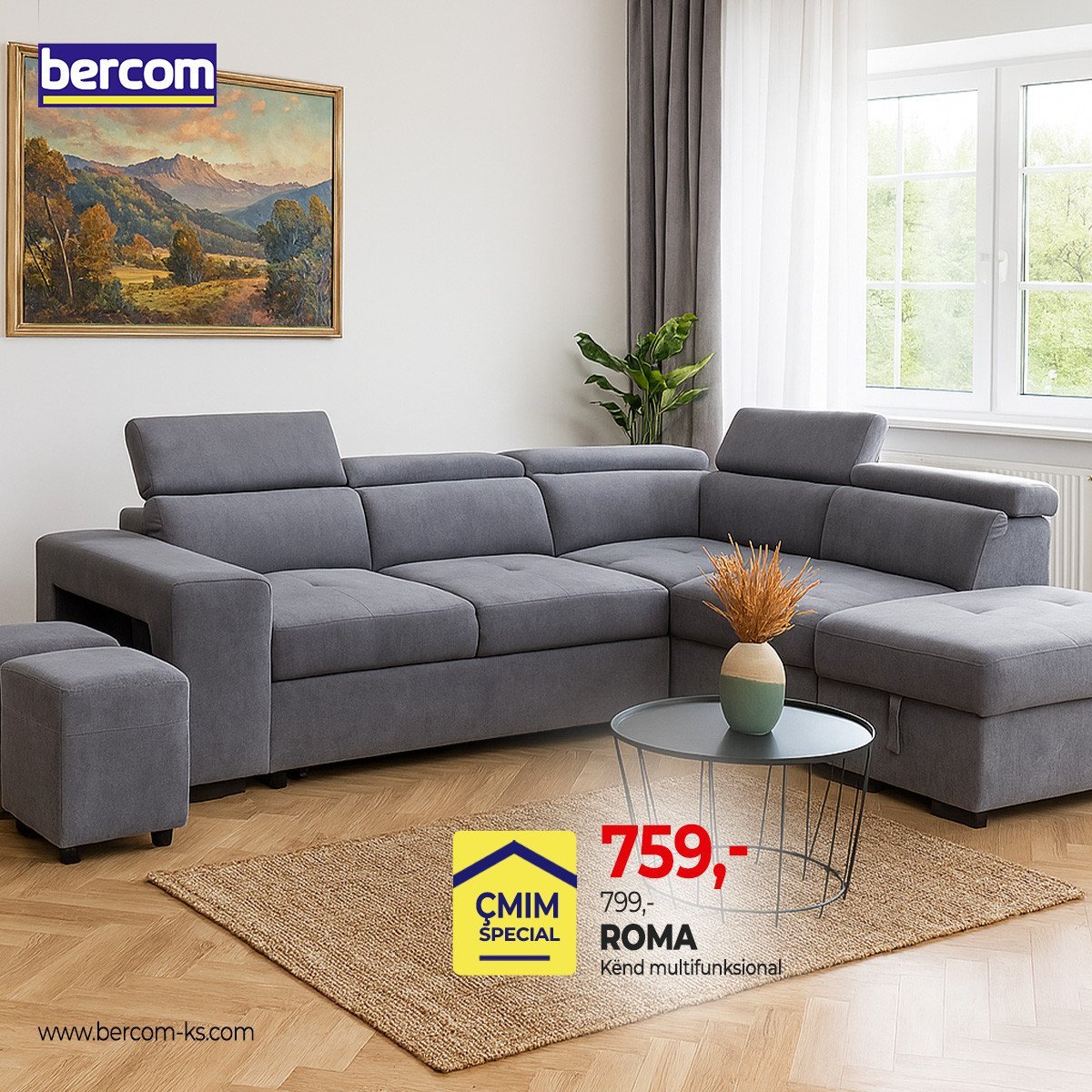 Transformo ambientin tënd me këndin "Roma"