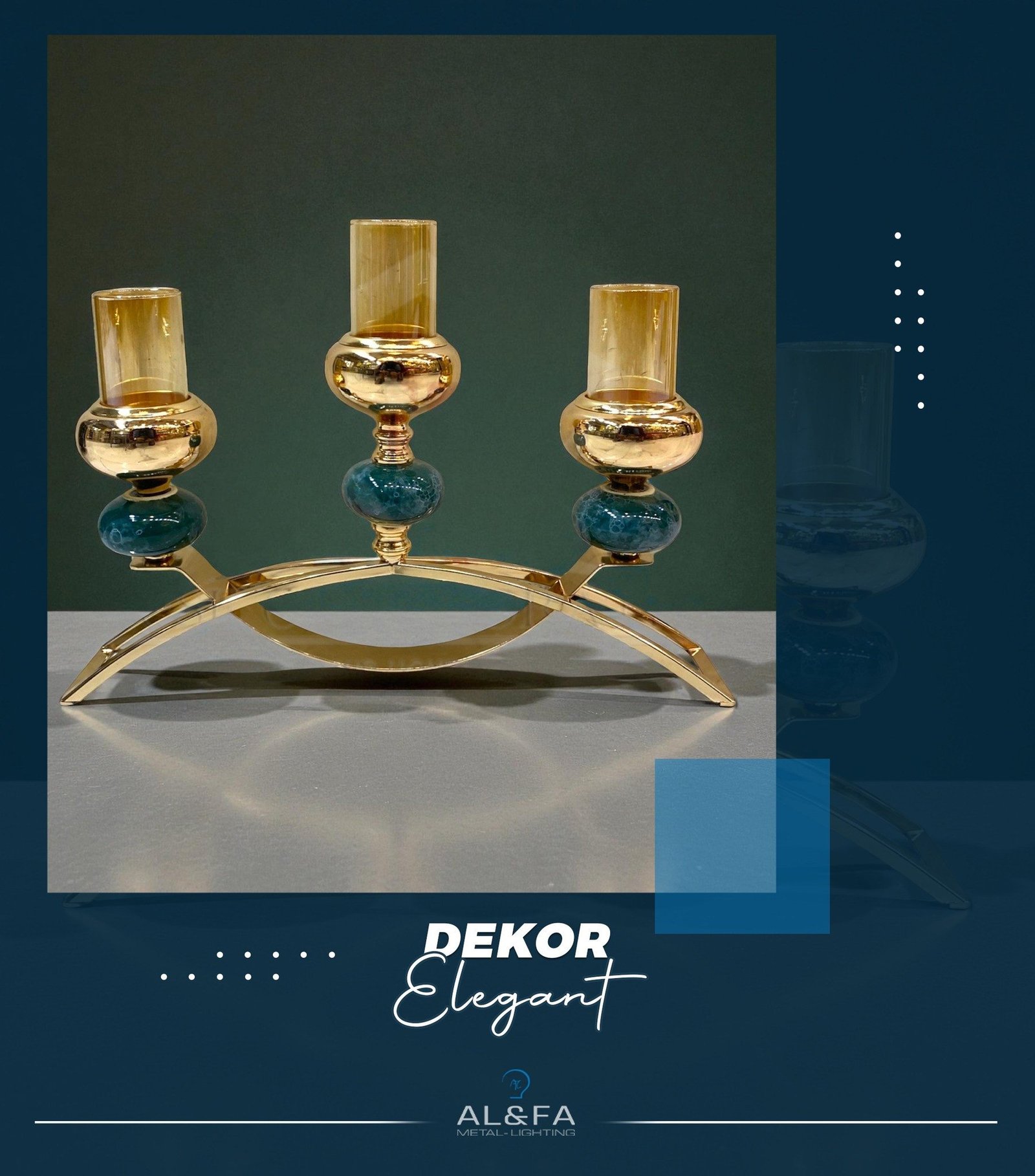 Ky dekor i mrekullueshëm kombinon shkëlqimin luksoz të arit