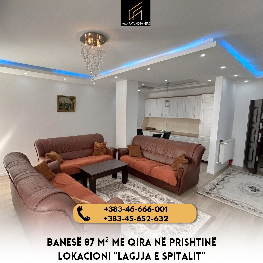 Banesë 87m² me Qira Prishtinë/Lagjja e Spitalit