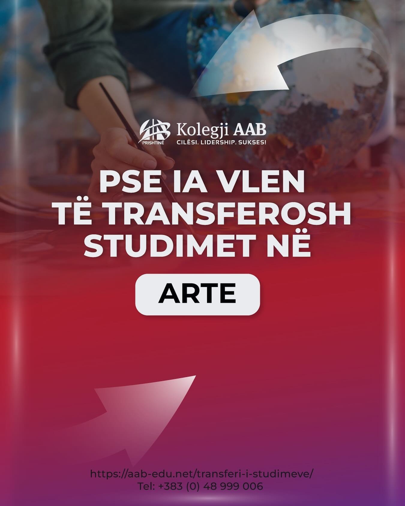 𝐓𝐫𝐚𝐧𝐬𝐟𝐞𝐫𝐢 𝐢 𝐬𝐭𝐮𝐝𝐢𝐦𝐞𝐯𝐞 𝐧ë 𝐀𝐫𝐭𝐞 𝐧ë 𝐊𝐨𝐥𝐞𝐠𝐣𝐢𝐧 𝐀𝐀𝐁