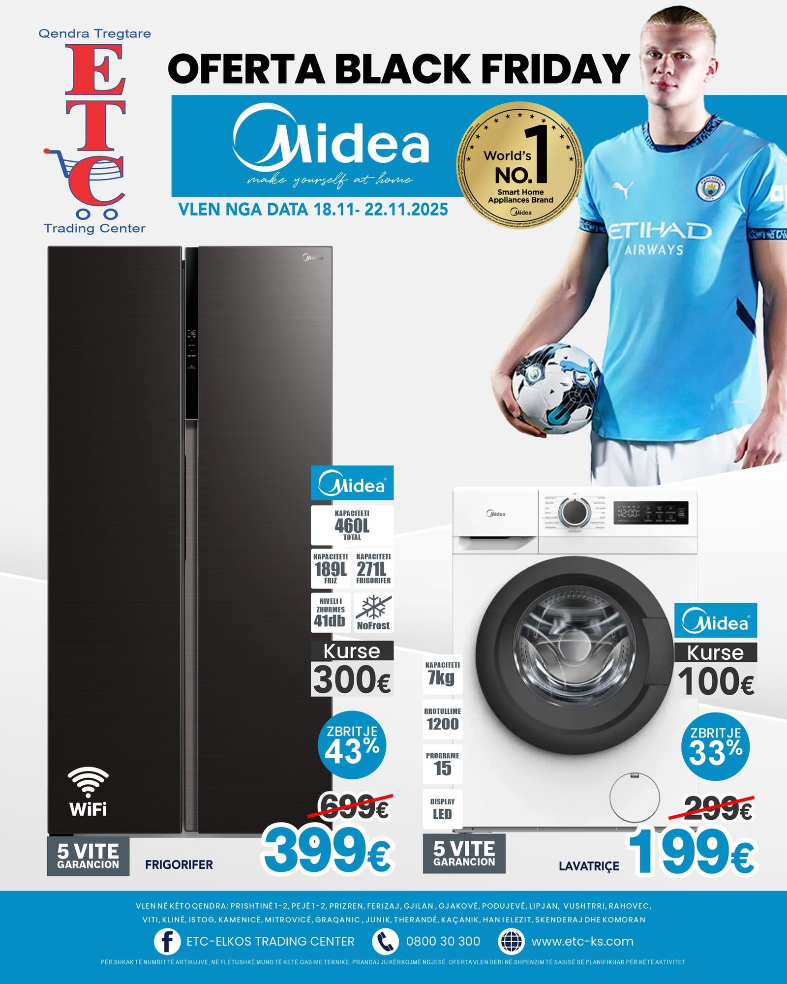 Oferta Black Friday në brendin Midea