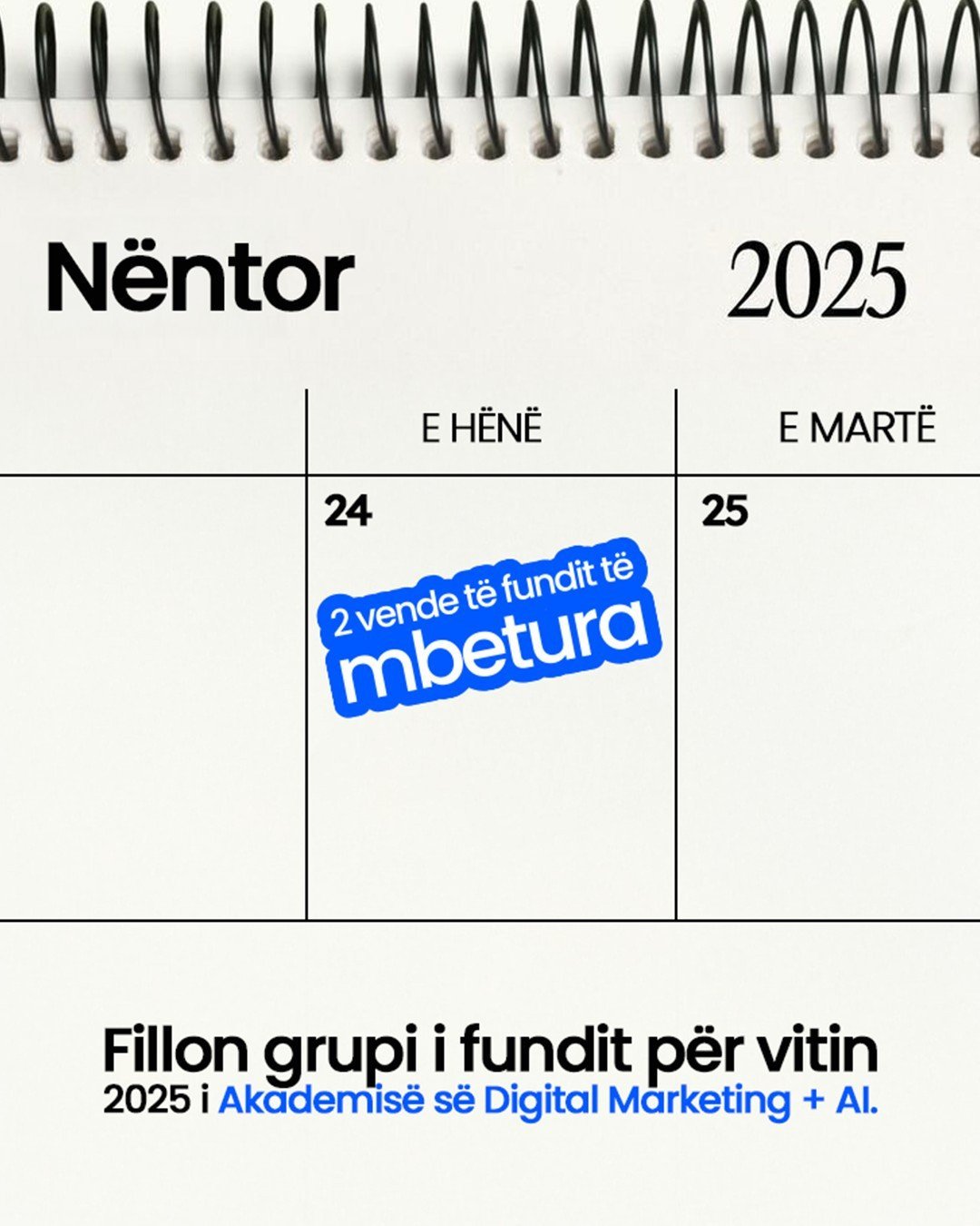ITS OFFICIAL FILLOJMË 24 NËNTOR