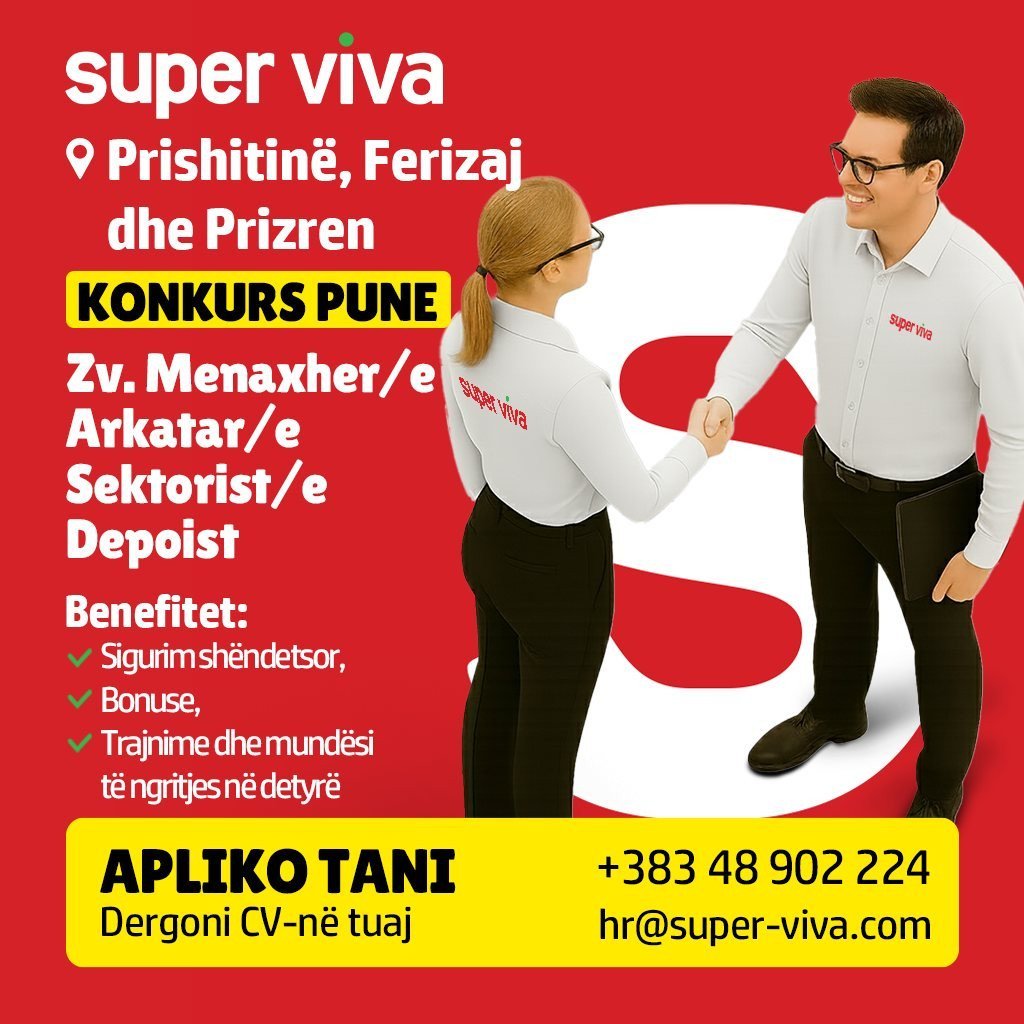 Pozita të lira në Super Viva