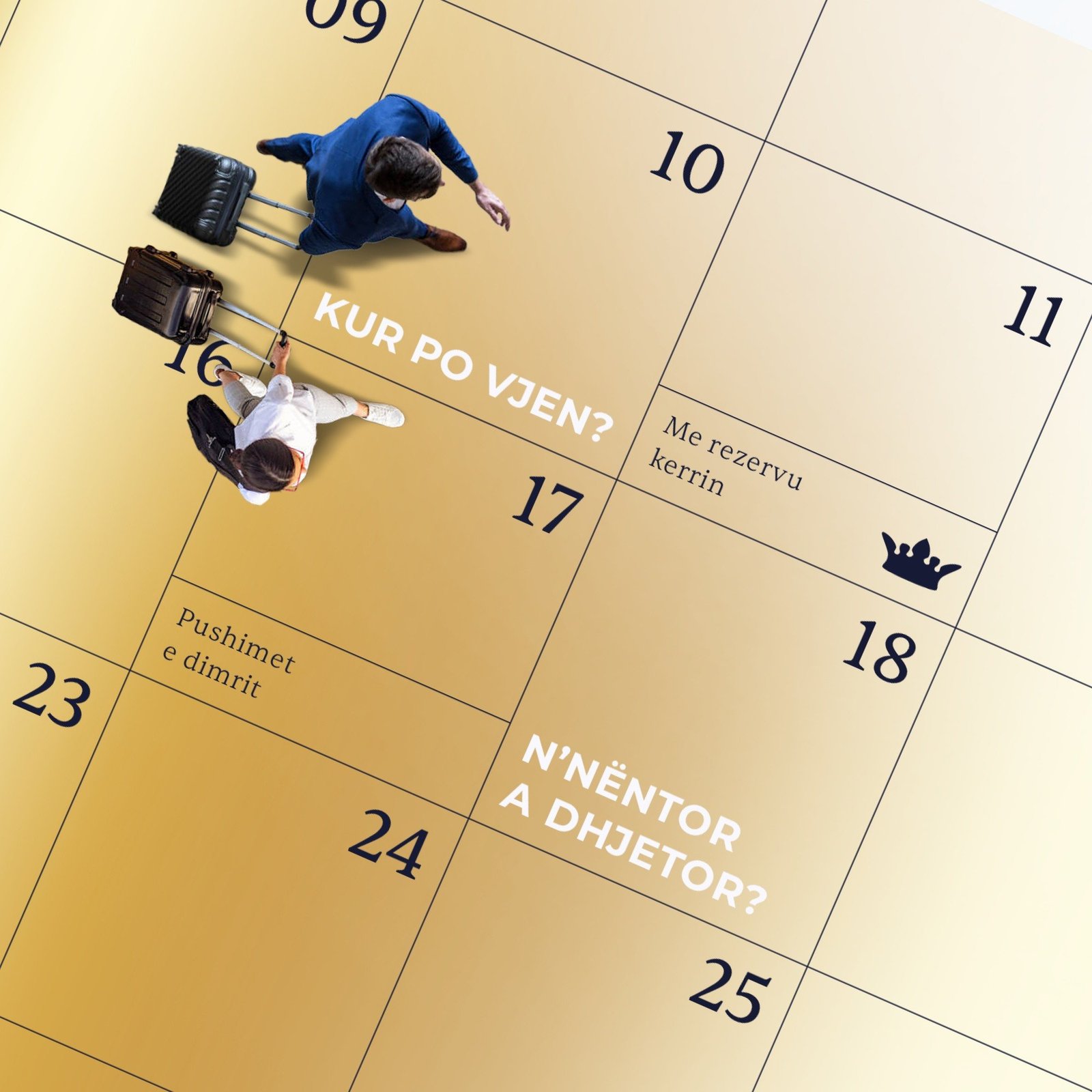 E ti kur po vjen? - Edhe a e ki rezervu veturën?