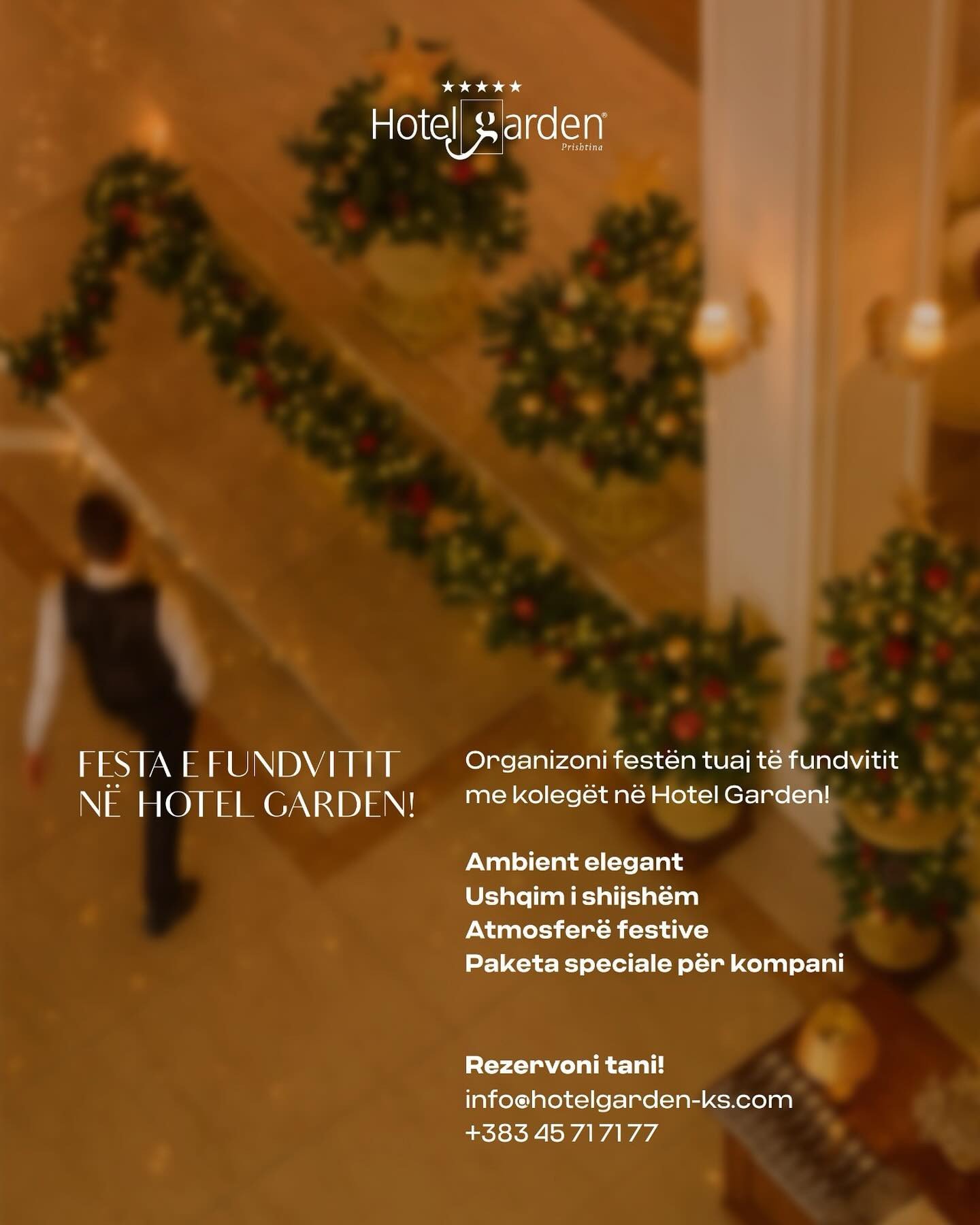 Celebrate the end of the year in style at Hotel Garden