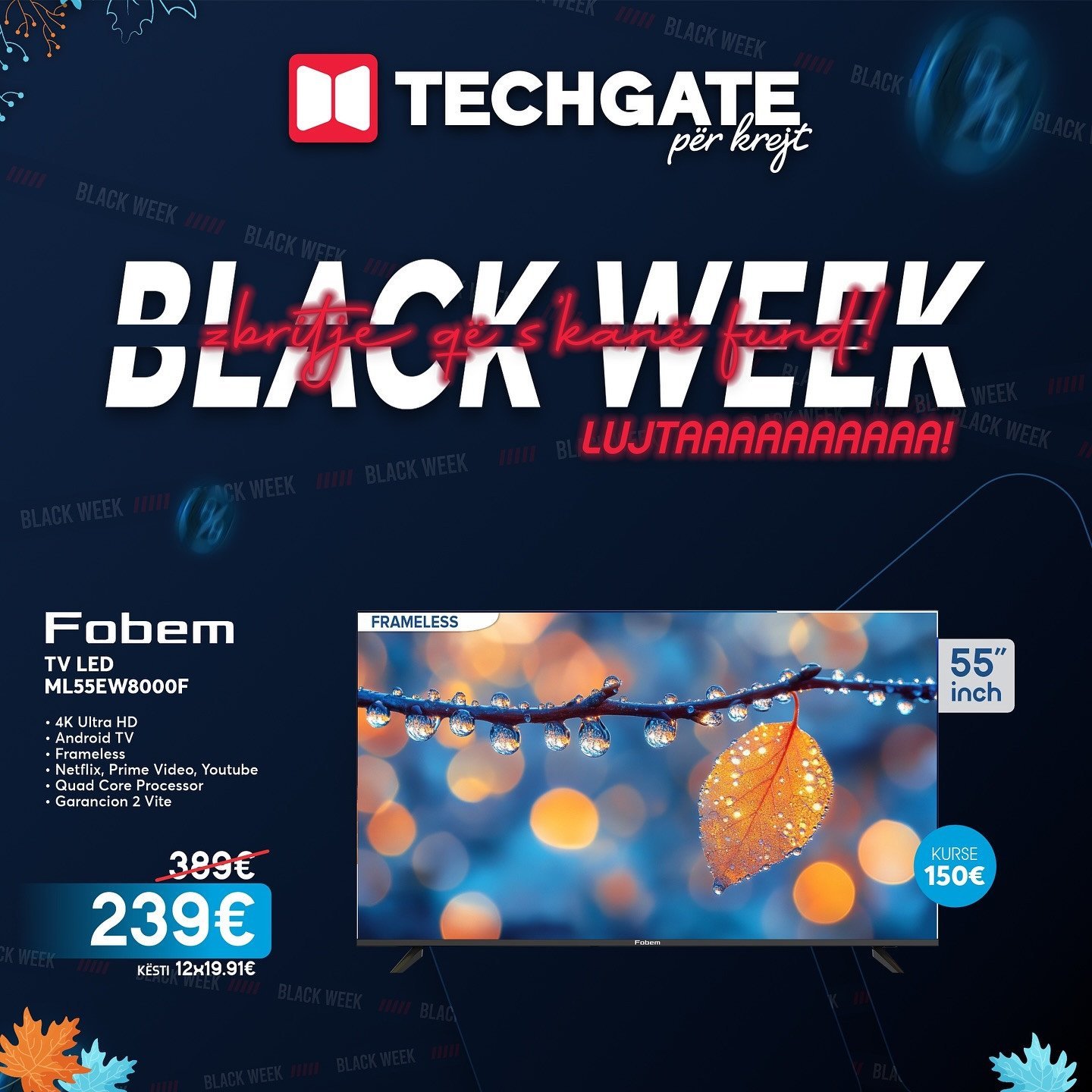 𝐅𝐨𝐛𝐞𝐦 𝐓𝐕 𝐋𝐄𝐃 𝟓𝟓”