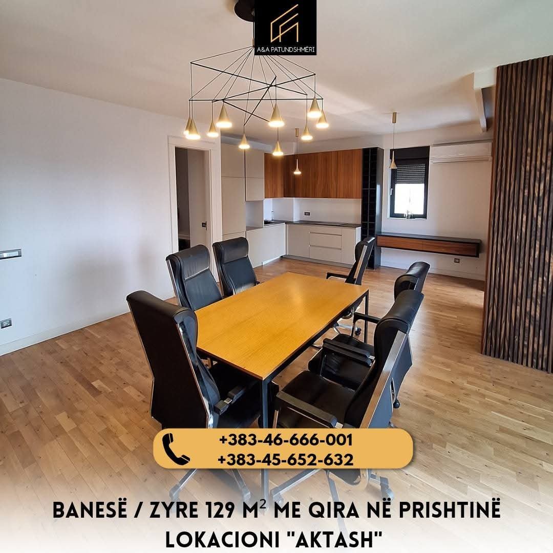 Banesë/Zyrë 129m² me Qira Prishtinë/Aktash