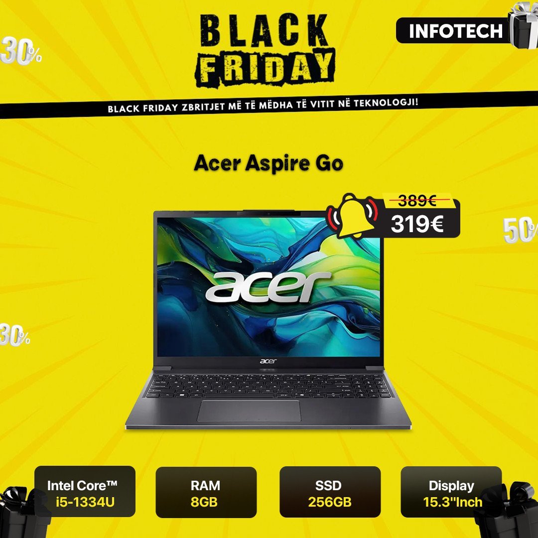 Black Friday - Zbritje në të gjitha modelet e laptopëve