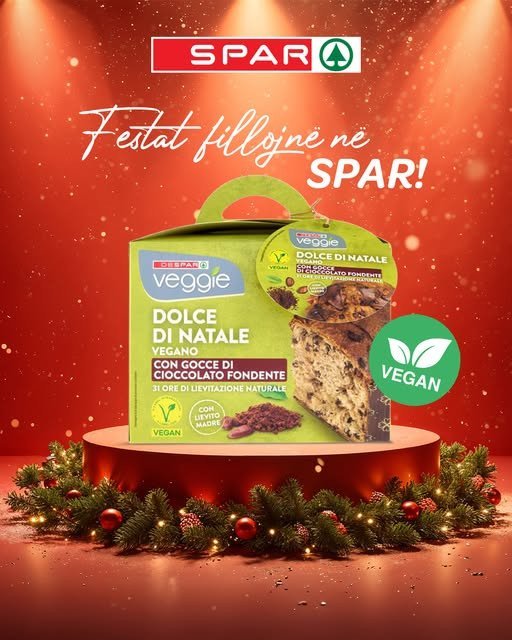Panetonat vegane i gjeni në SPAR!