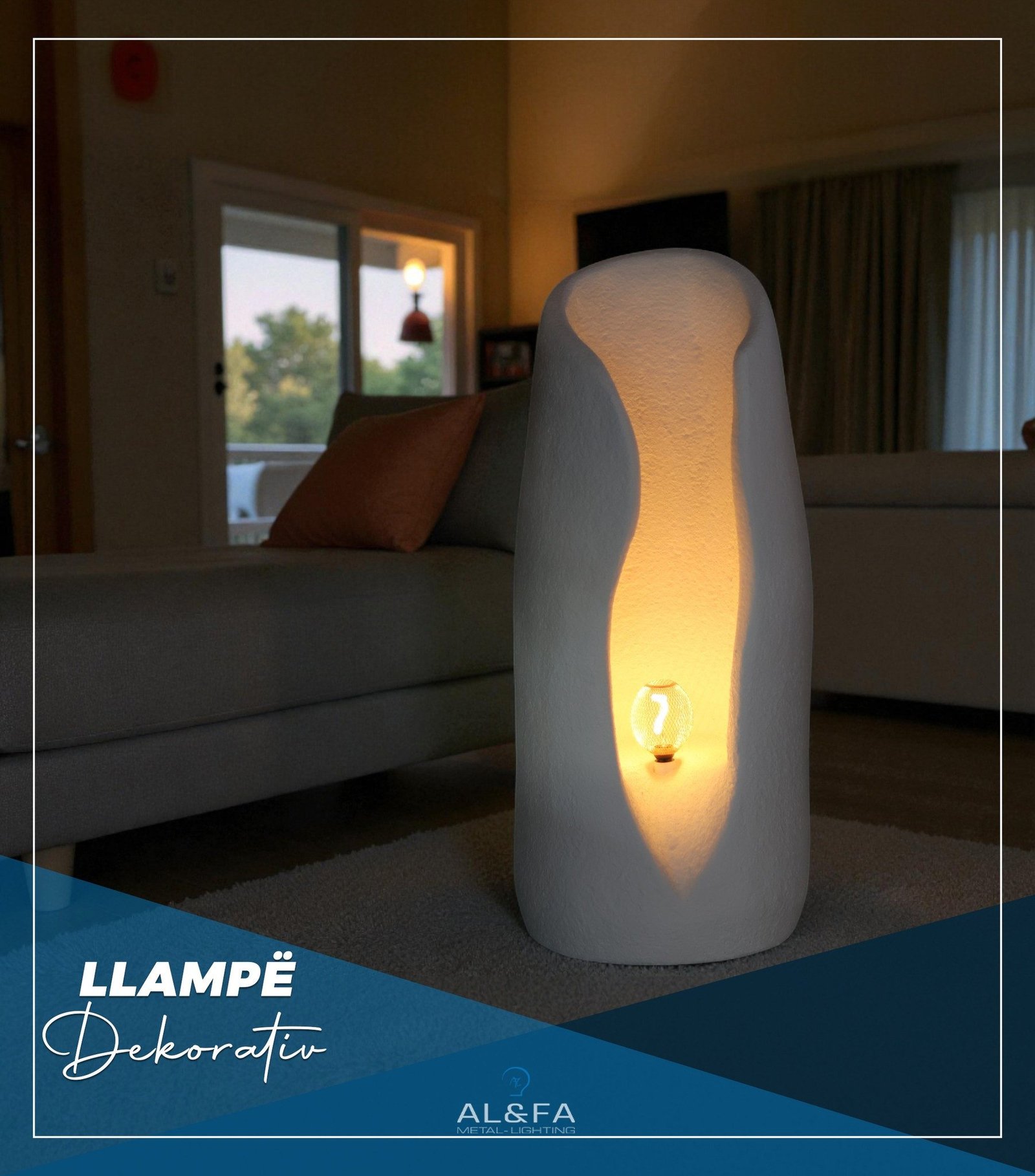 Llambë moderne,  me dizajn unik skulpturor