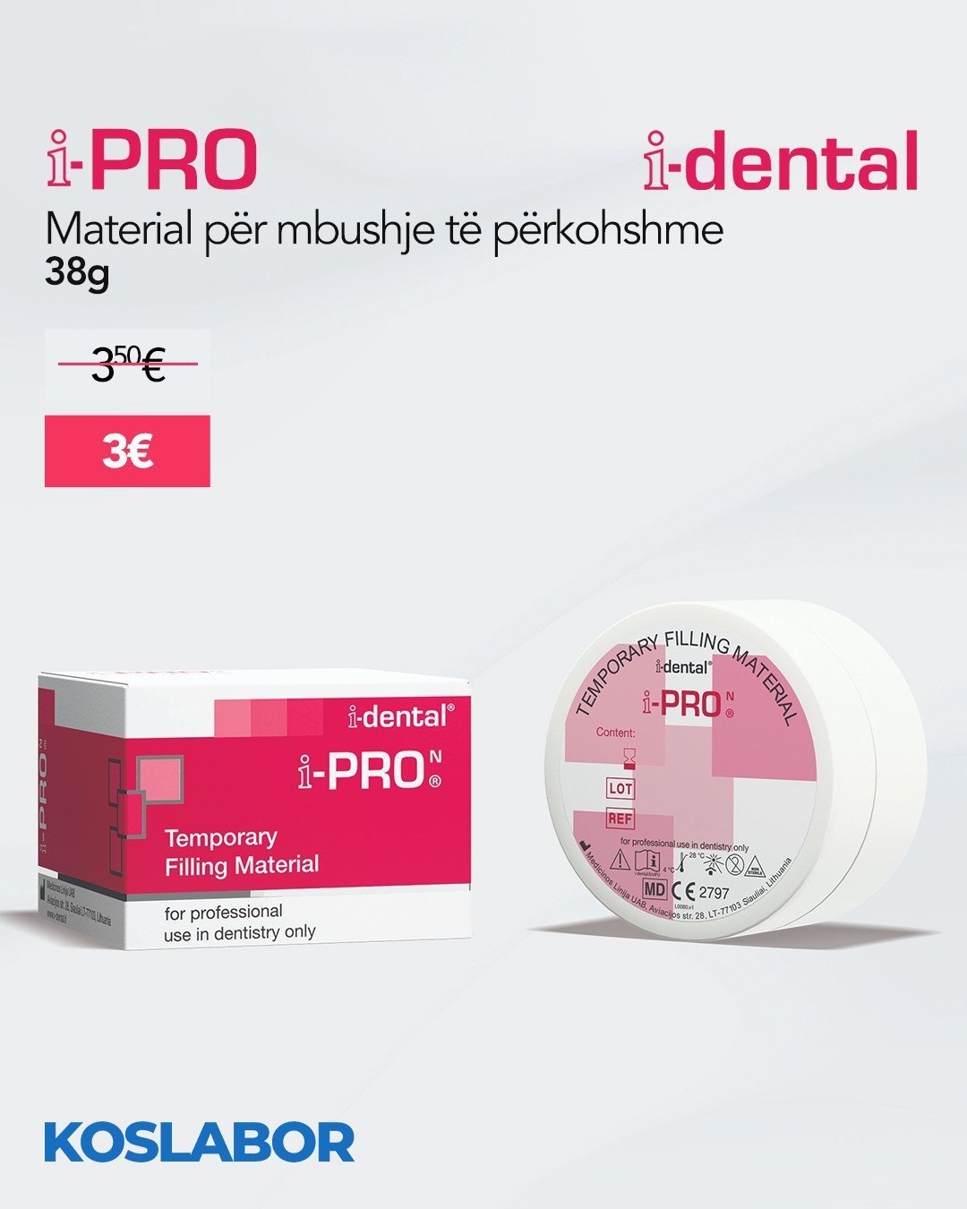 Mbushje e përkohshme i-PRO