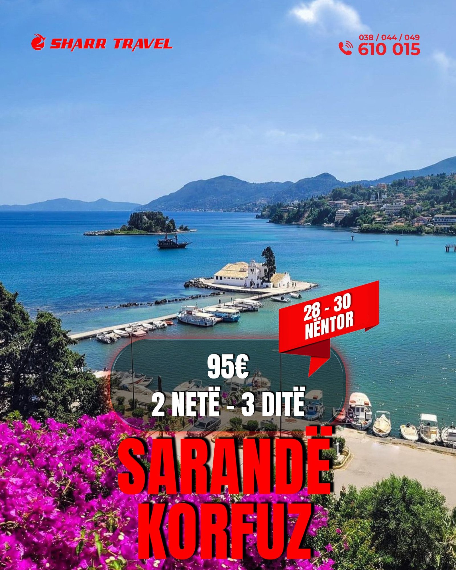 28 NËNTORI: SARANDË -KORFUZ -VLORË