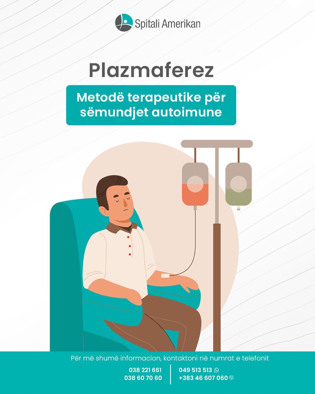 Shërbim i Ri në Spitalin Amerikan – PLAZMAFEREZA