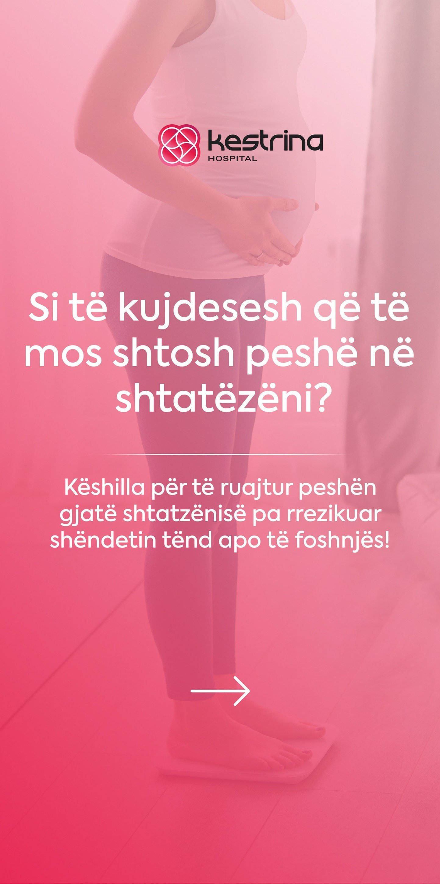 Shtatzënia nuk do të thotë shtim i pakontrolluar në peshë