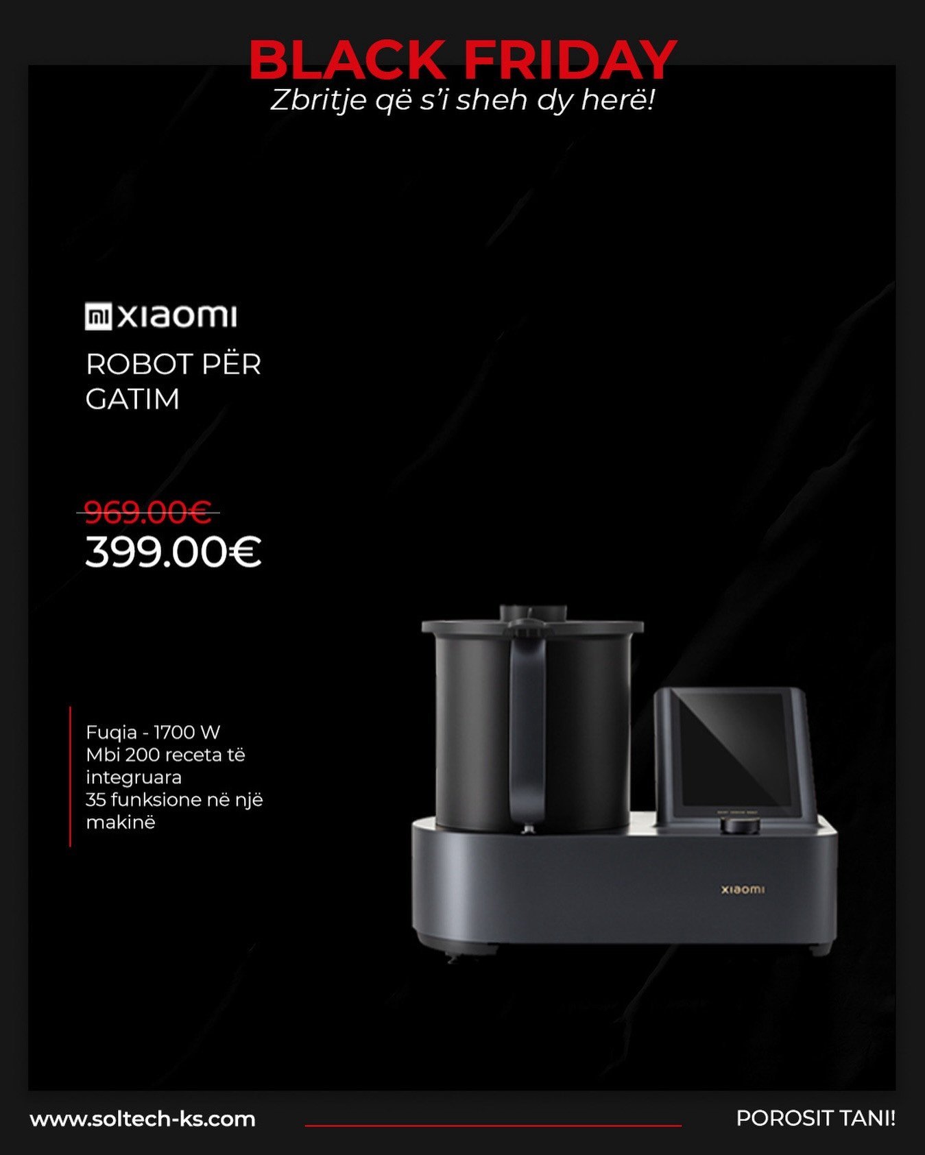 Smart Cooking Robot Xiaomi – asistenti yt i përkryer në kuzhinë