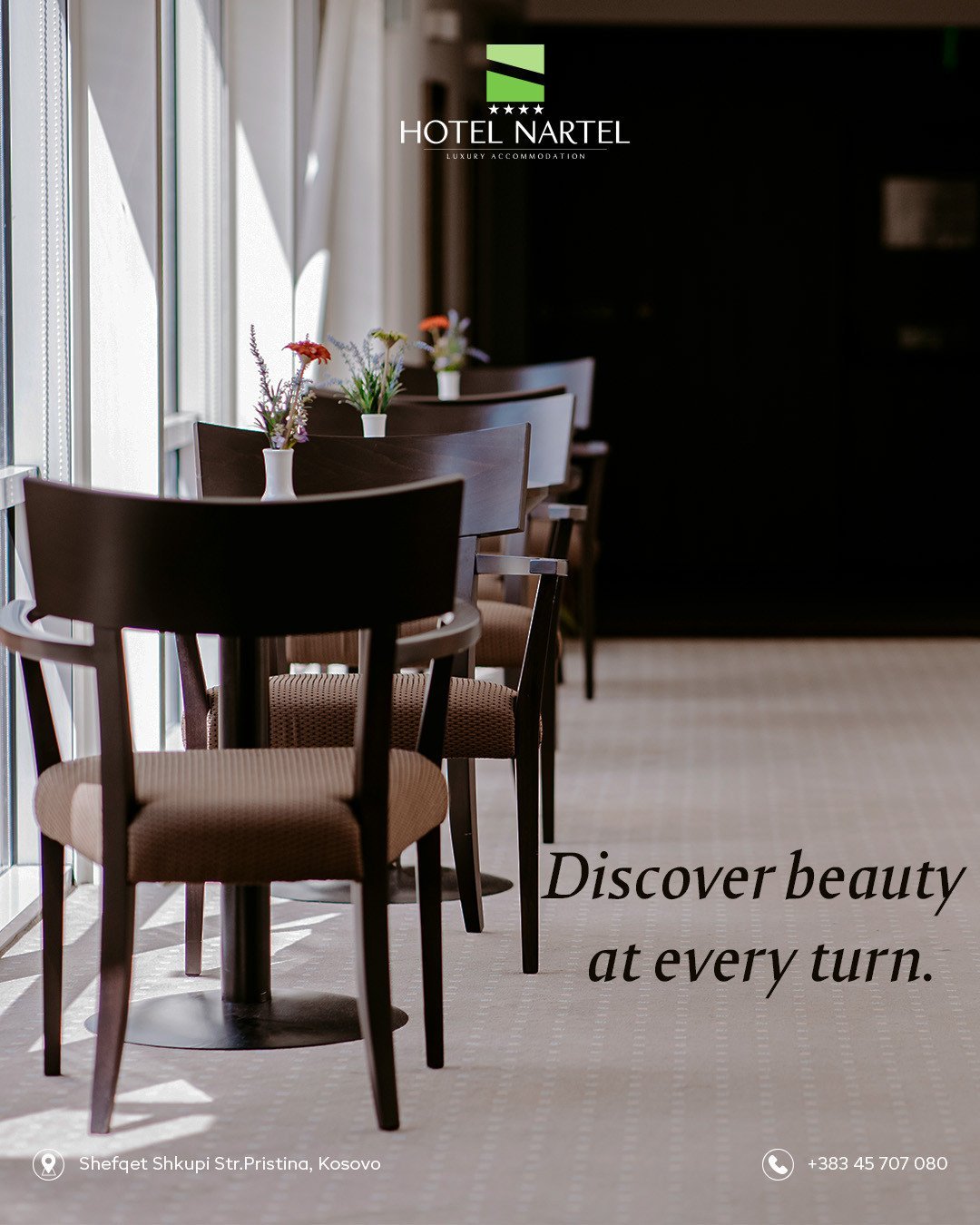 Book now and enjoy the comfort of Hotel Nartel