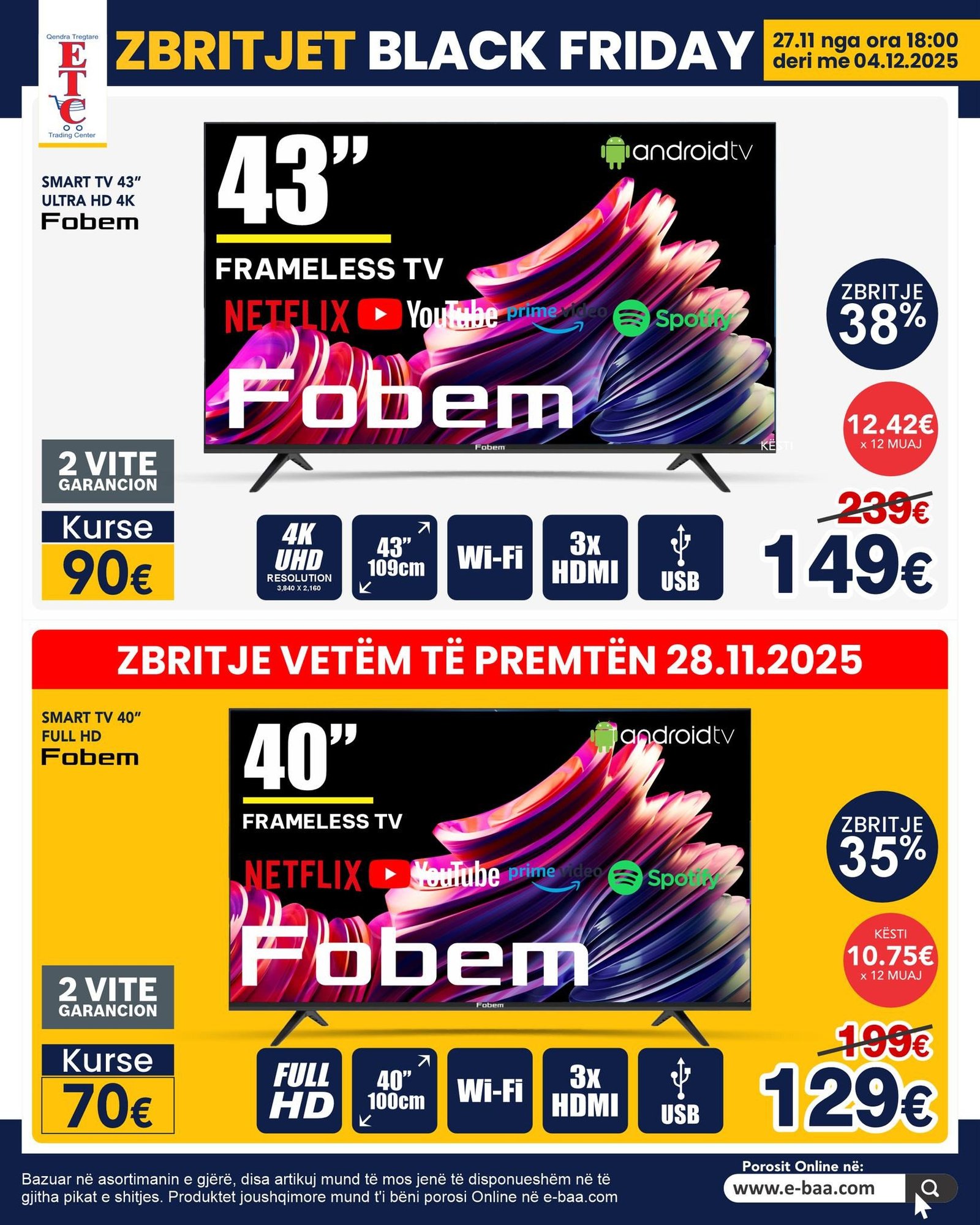 Zbritjet Black Friday