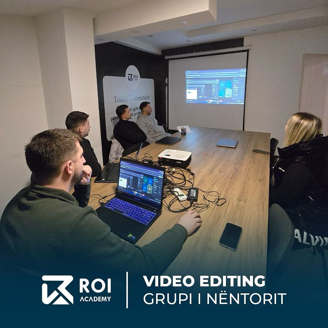 Grupi i nëntorit për Video Editing në ROI Academy ka nisur me një energji të jashtëzakonshme