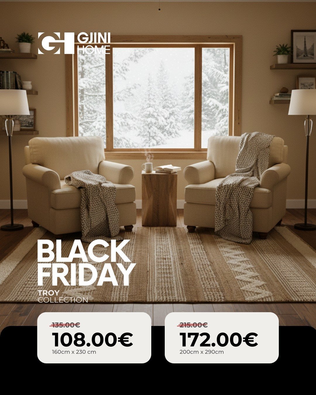 BLACK FRIDAY në Gjini Home! TROY COLLECTION