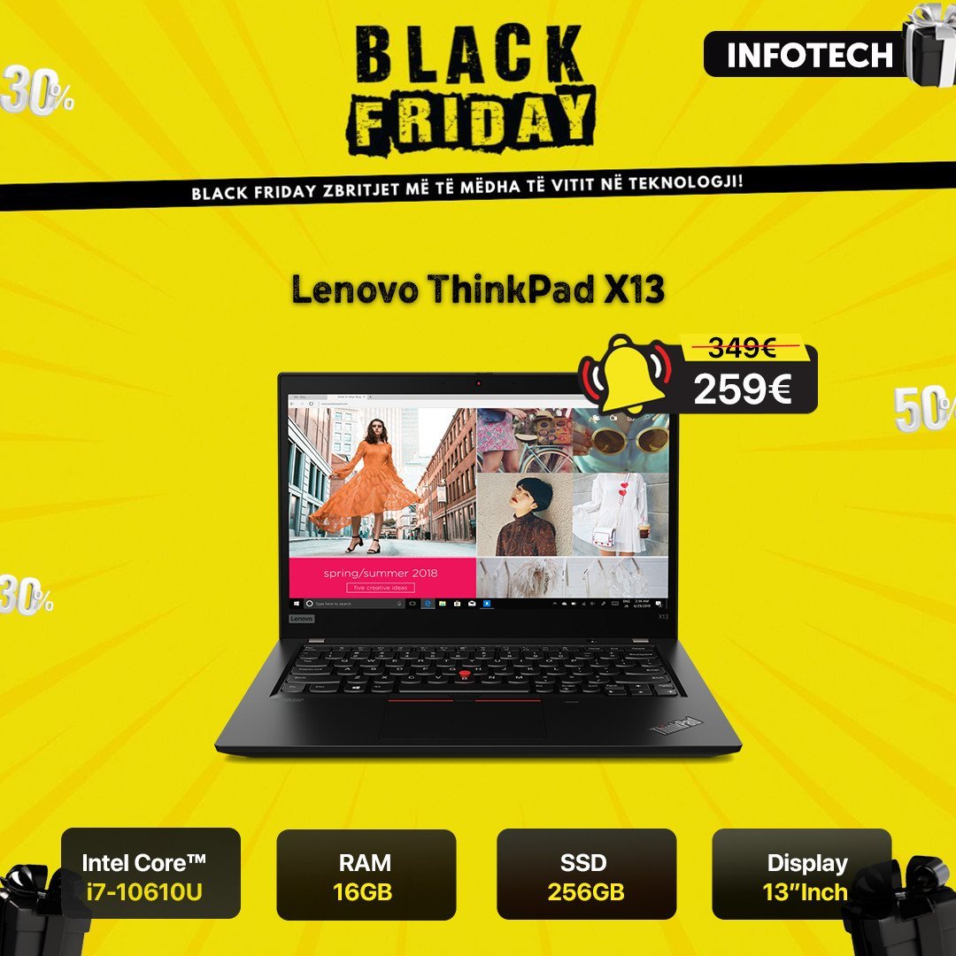 Black Friday -  Zbritjet më të mëdha të vitit në TEKNOLOGJI!