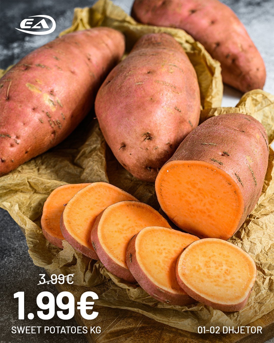 Sweet potatoes vetëm 1.99€
